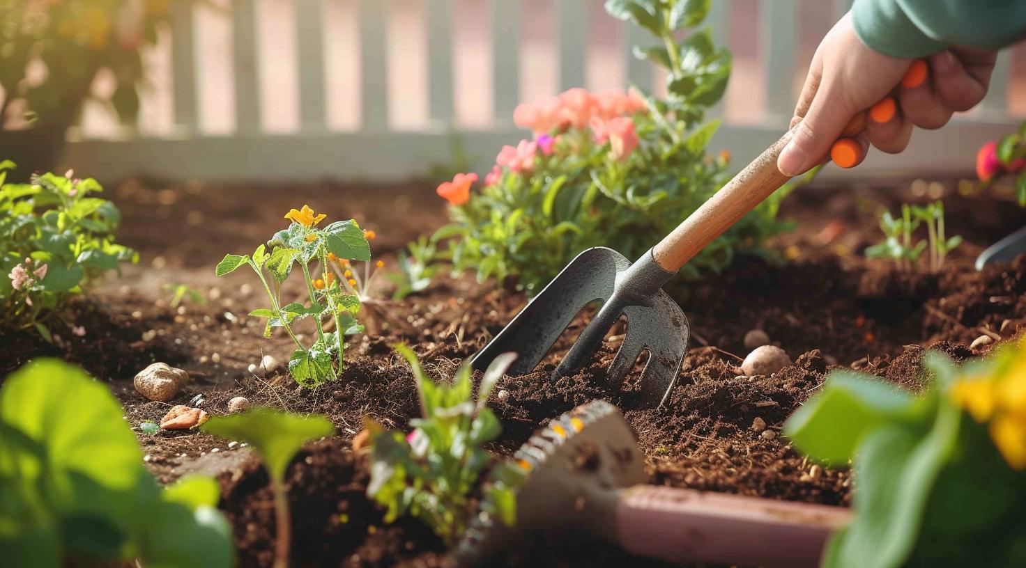 Unkraut im Rasen beseitigen
